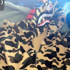 green Bape hoodie